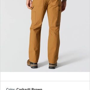 Carhartt Men's Rugged Flex Relaxed Fit Duck Utility Pant- Brown
